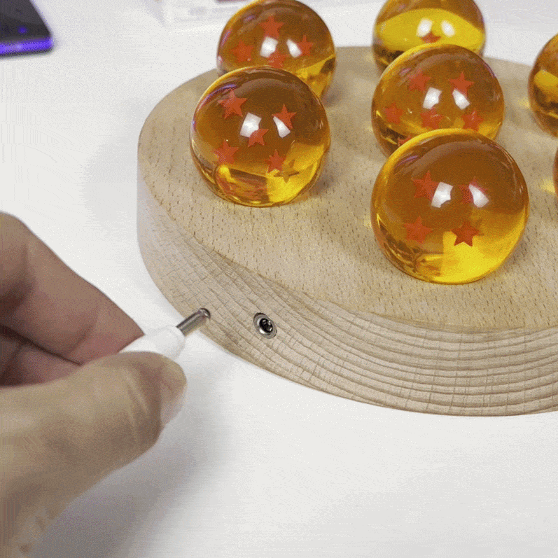 OddHub - 7-Star LED Crystal Dragon Ball Set