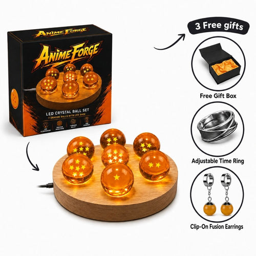 OddHub - 7-Star LED Crystal Dragon Ball Set